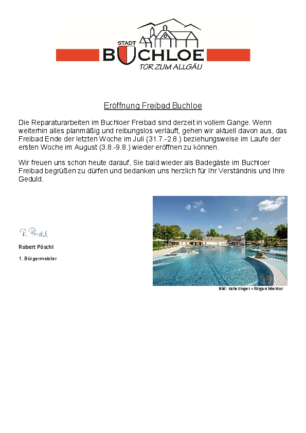 Freibad Buchloe